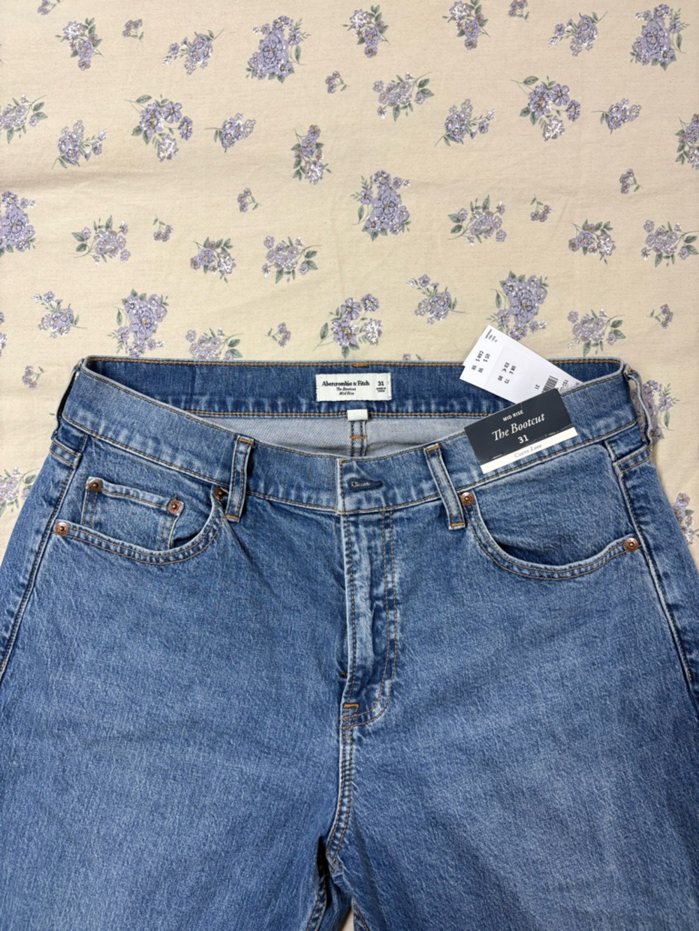 Abercrombie & Fitch Blue Bootcut Jeans